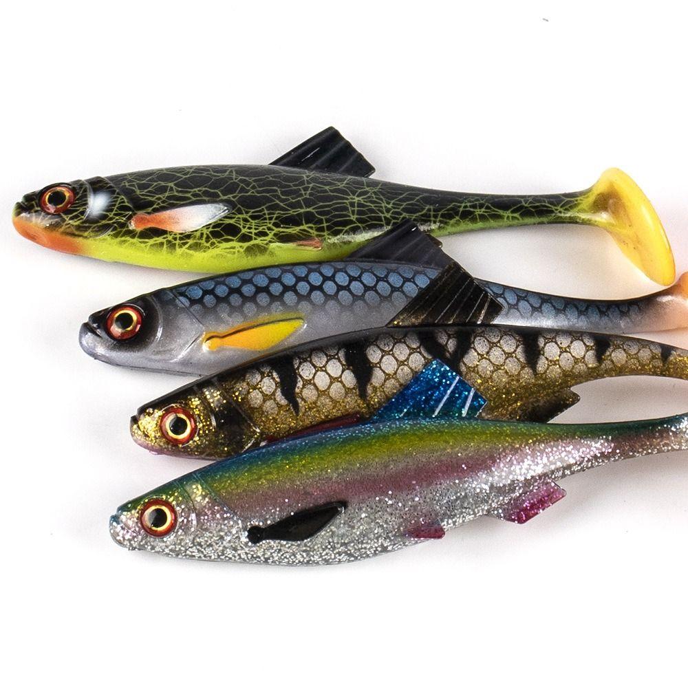 3D Eyes Artificial Swimbait T Tail Simulated Fake Bait Colorful Artificial Bait  Out Fishing