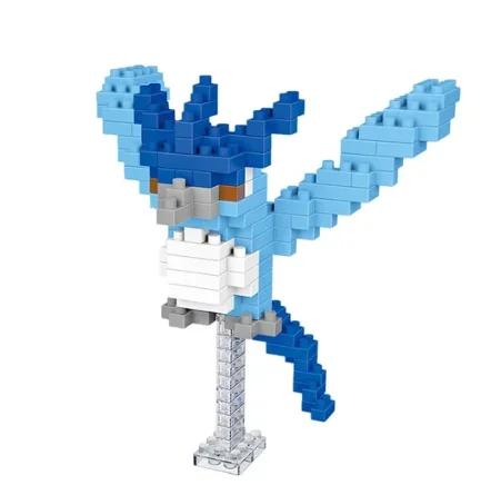 Non-Toxic Pokemon Small Blocks Nanoblock Charizard Kyogre Groudon Rayquaza Model Education Graphics Toys For Kids Birthday Gift Toys