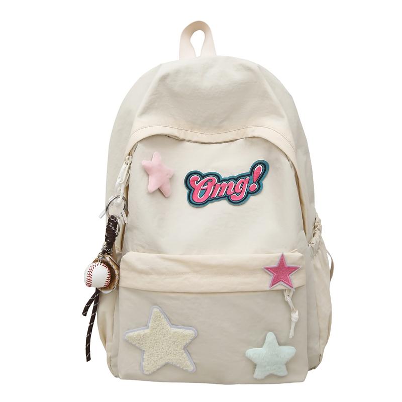 Women's Backpack Cartoon Star Backpack Student Schoolbag