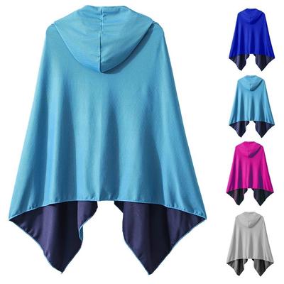 Kühlende Kapuze Kühlende Kühl Hitze Linderung Kapuze UV-Schutz UV-Handtuch, Handtuch, Poncho, Umhang, Sommer, Schnelltrocknend, Leicht, Saugfähig, Artikel,