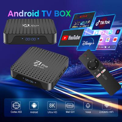Decoder Android TV Box Smart Meecast Digital Converter Box BT 5.0 Set-top Box 8K HDR Satellite Finder Satellite TV Receiver Video Capture WIFI 2.4G&5G