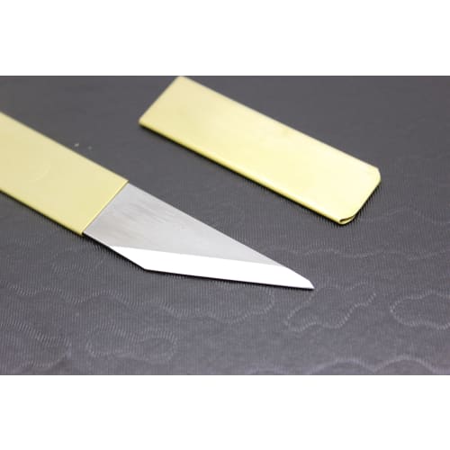 Yoshiharu Pennant Knife SS Brass Sheath