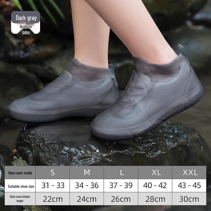 Wasserdichte Rutschfeste Unisex Silikon Regenstiefelüberzieher - Verdickt, Abriebfest, Outdoor-Schutz.