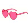 Colorful Candy Style Heart-Shaped Fashionable Glasses - Multiple Colors Available for Holiday Costume Eye Wear