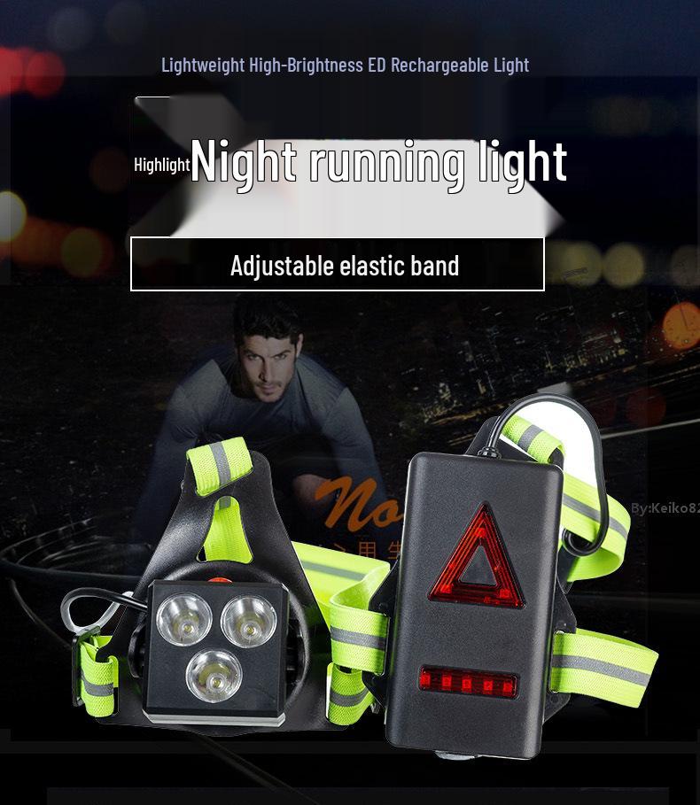 2020 USB Rechargeable Chest Light for Outdoor and Night Running