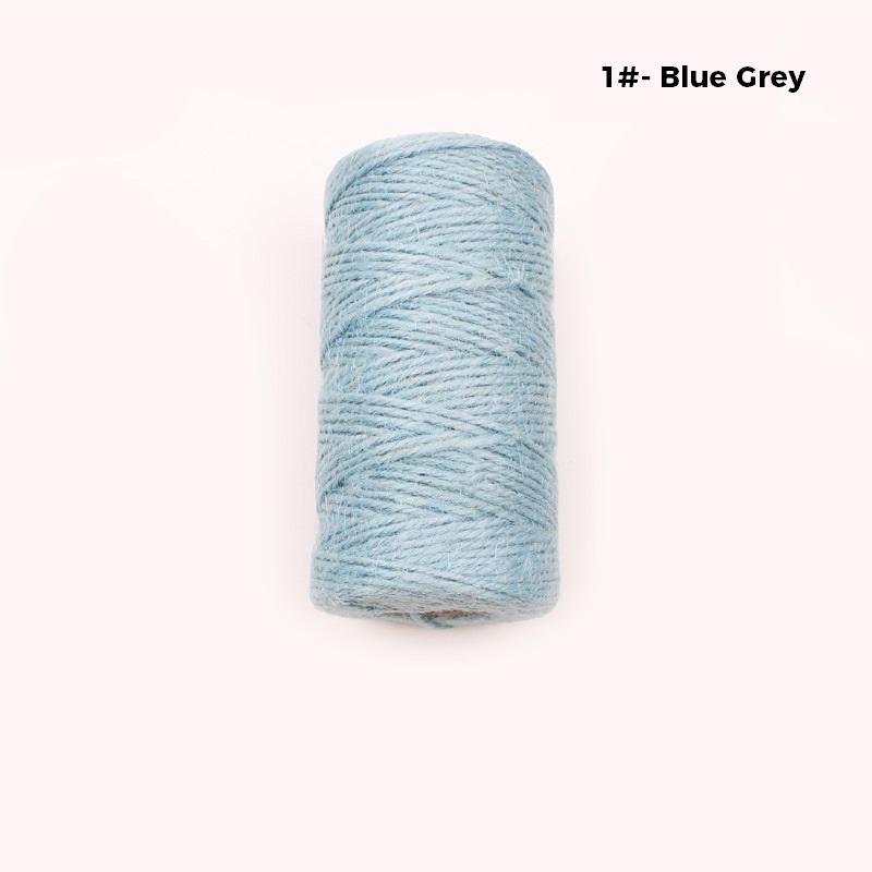 2mm Colored Jute Cords for Craft Crochet Natural Hemp String for DIY Decoration