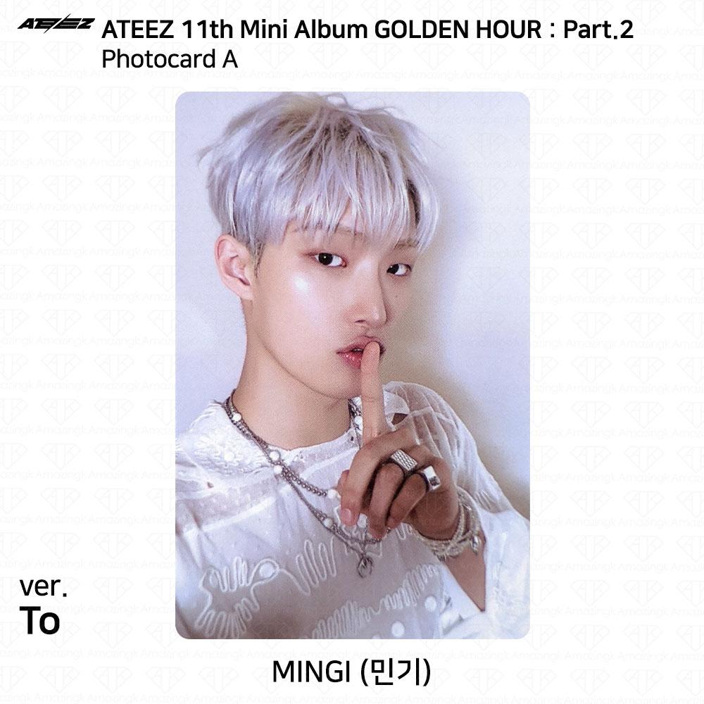 ATEEZ Cel de-al 11-lea Mini Album Ora de Aur Pt.2 Pentru Jurnal pentru Ver Photocard Carte poștală