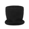 New Thickened Warm Scarves Plush Solid Color Neck Gaiter Face Cover Knitted