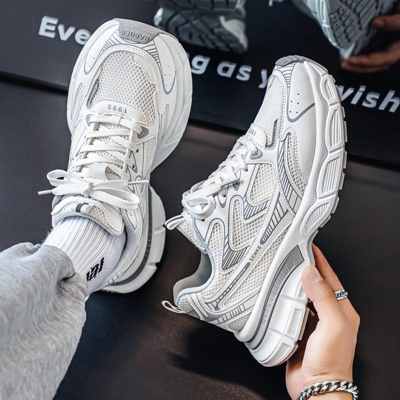 Sneakers Spring and Autumn Mesh Breathable Teen Platform Daddy Shoes New Casual Running Shoes