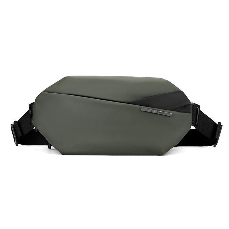 Waterproof Men's Shoulder Bag Outdoor Sports Chest Bag Multi-functional Travel Waist Pack Portable Crossbody Sling Bag