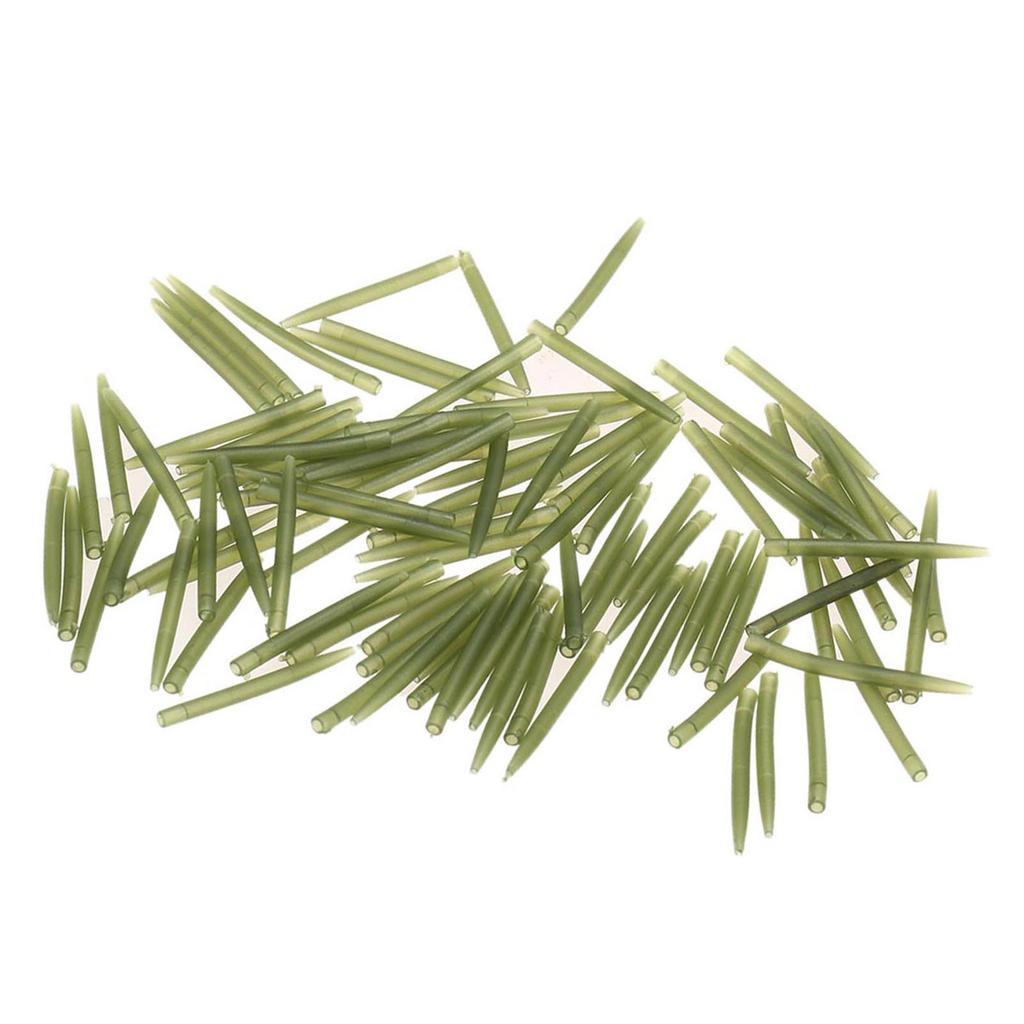 50pcs 54mm Anti Tangle Rubber Sleeves Connect with Fishing Hook Carp Coarse Fishing Accessories