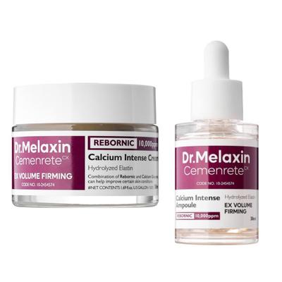 Dr.Melaxin Cemenrete EX Volume Firming Calcium Intense Cream 50ml + Ampoule 30ml, Korean Cosmetics, Kbeauty, Sample