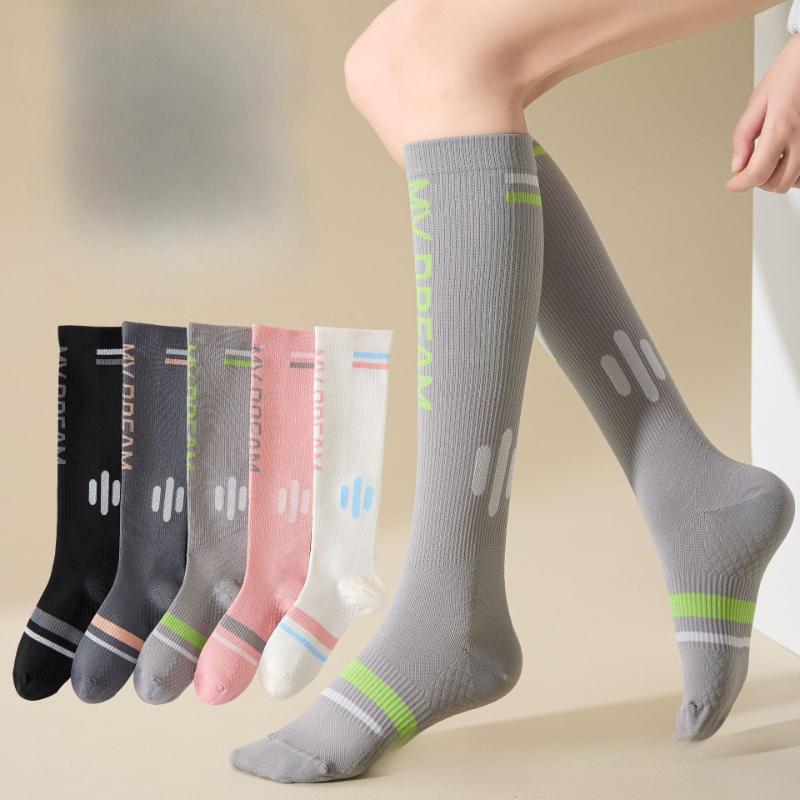 Pressure Socks for Women, Professional Sports, Yoga, Fitness, Calf Socks, Marathon, Running, Cycling, Rope Skipping, Compression Stockings