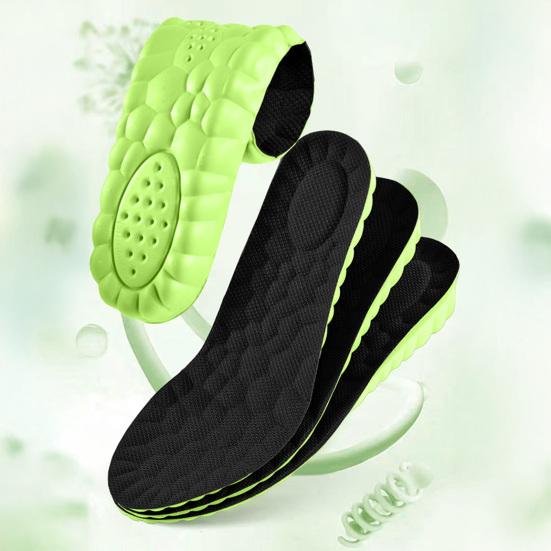 1 Pair Inner Heightening Insole Breathable Anti-Odor Arch Support Multi-Level Height 1.5/2.5/3.5cm Ergonomic Shoe Inserts for Sports Shoes
