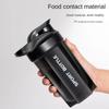 Portable Protein Powder Shaker Bottle Leak Proof Water Bottle For Gym Outdoor Fitness Training Sport Mixing Cup With Scale