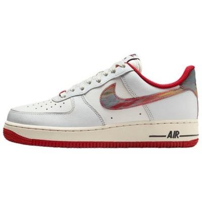 Air Force 1 Coups de pinceau Blanc Rouge IM7380-030