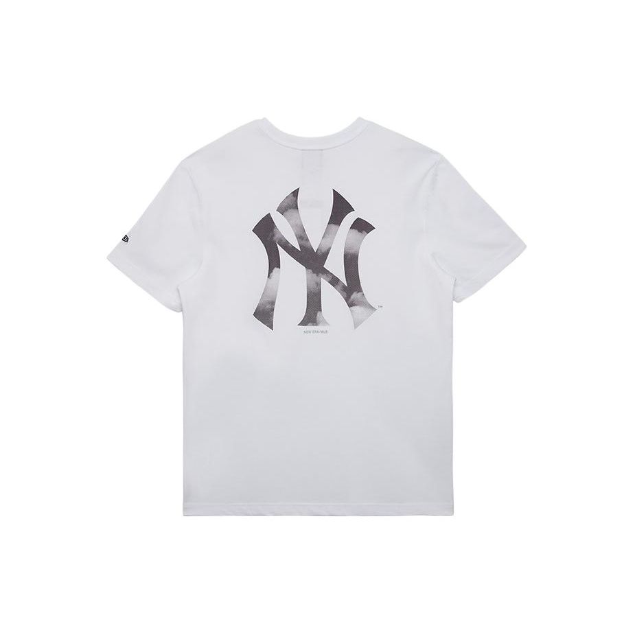 New Era New York Yankees Embroidered Loose Fit Short Sleeve T-Shirt Unisex tops White 14148861