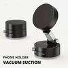 Dual-sided Vacuum Magnetic Mount, 360° Hands-free Folding for Video and Navigation, Easy To Install, One-handed Operation