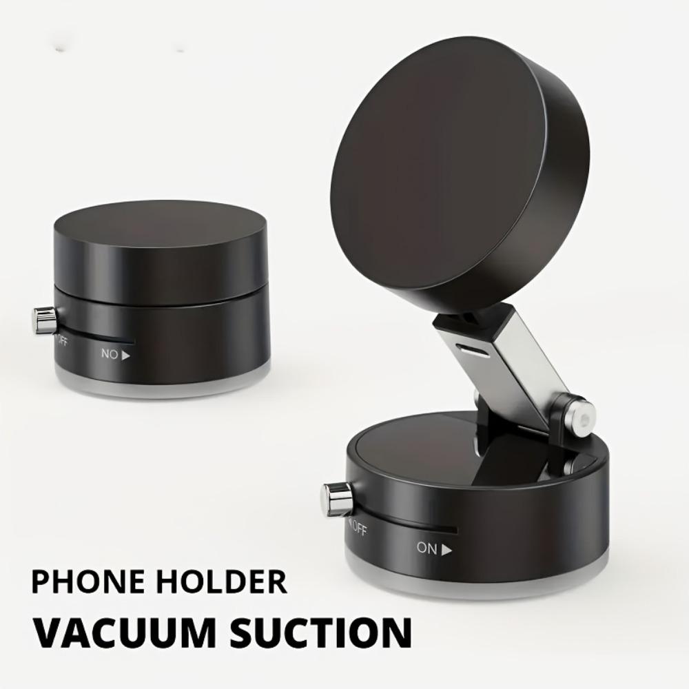 Dual-sided Vacuum Magnetic Mount, 360° Hands-free Folding for Video and Navigation, Easy To Install, One-handed Operation