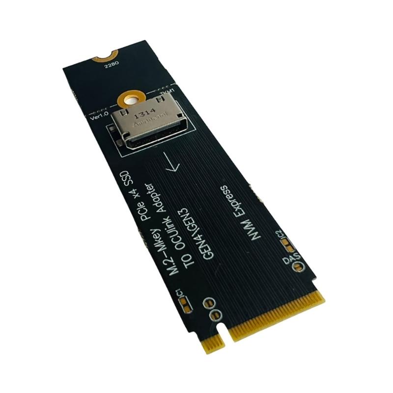 M.2 M Key PCIeX4 SSD To .2 OCUlink SFF-8612 Adapter Card for 2.5inch NVME .2(SFF 8639)SSD PCIE NGFF Converter Card
