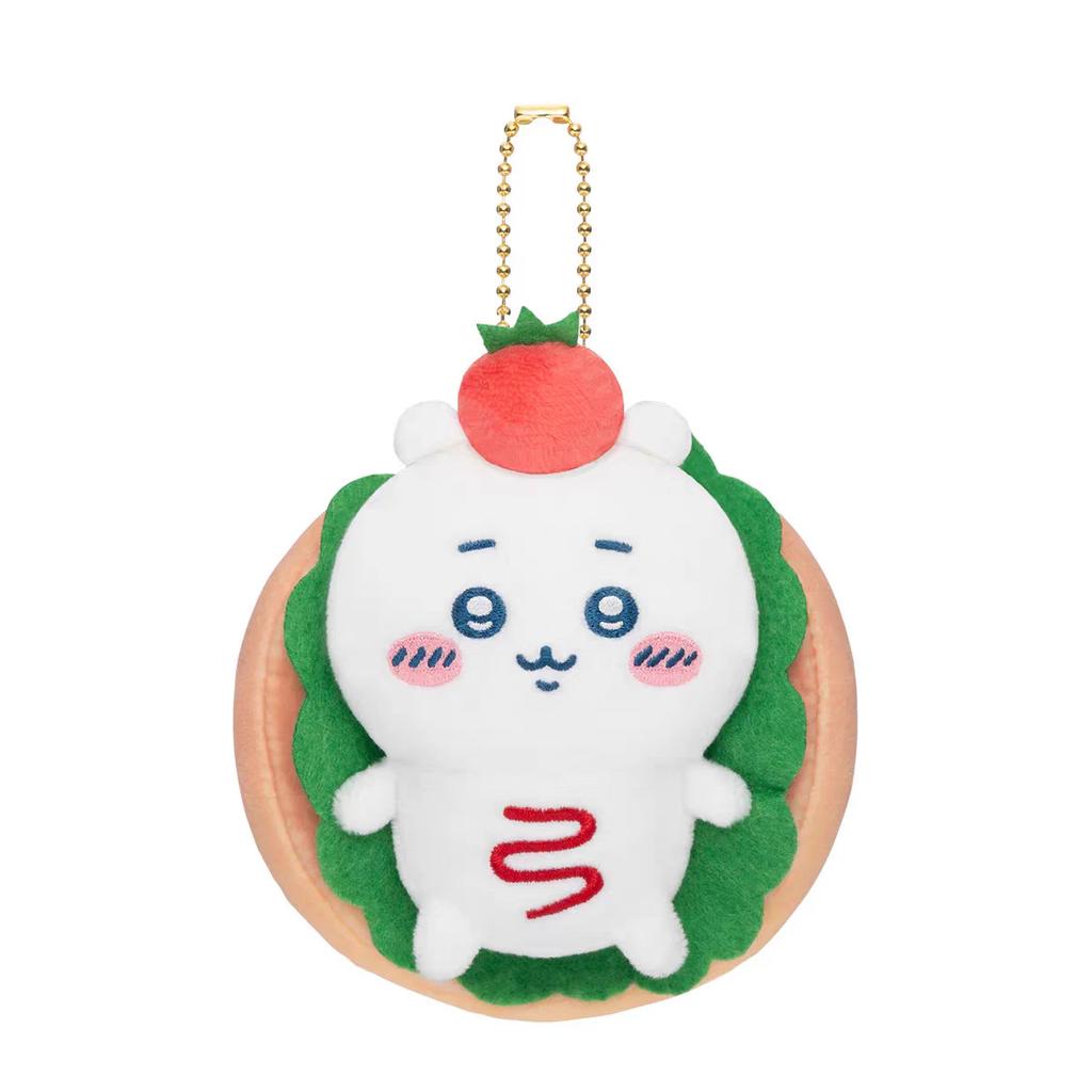 Chiikawa Bakery Series Plush Keychains – Sandwich &  Dog Mascot Mini Plushies Usagi Hachiware Momonga