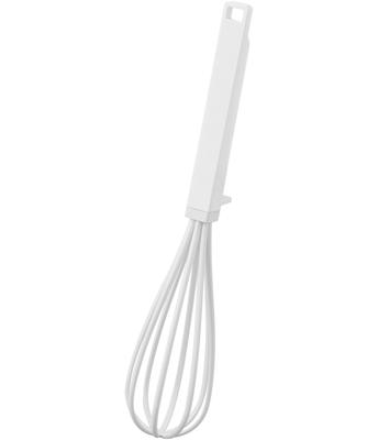 Yamazaki Tower Silicone Handle W6 X D6 X Dishwasher Kitchen 6362 Whisk, White, Approx. H29.5cm, Safe, Tool,