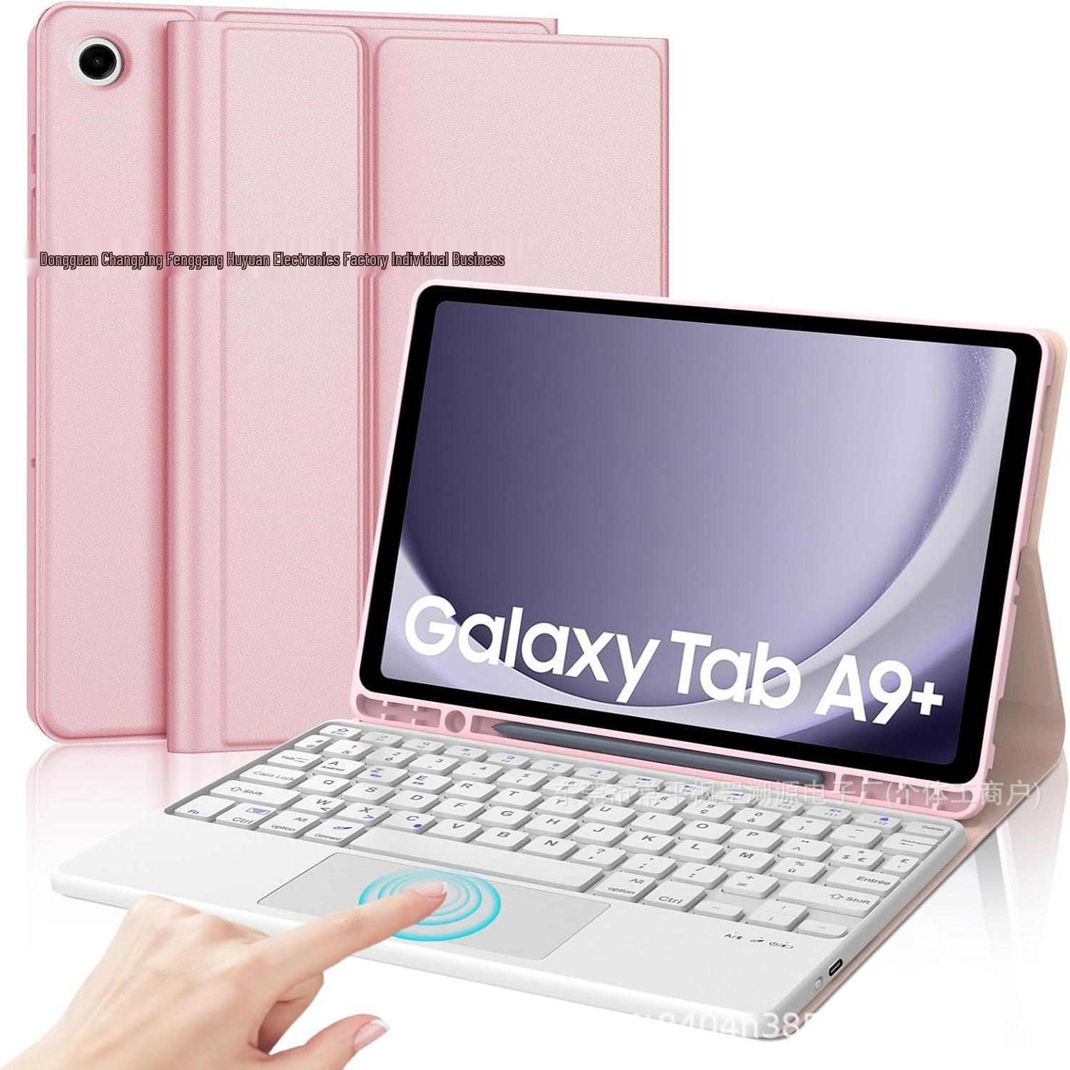 

Samsung Galaxy Tab A9+ з чохлом-клавіатурою Bluetooth AZERTY, 11-дюймовий захисний чохол 11-inch