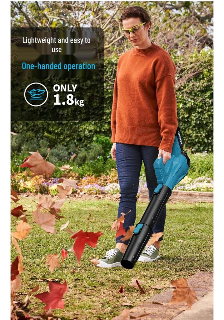 Industrial-Grade Powerful Electric Snow and Leaf Blower with Turbine Fan