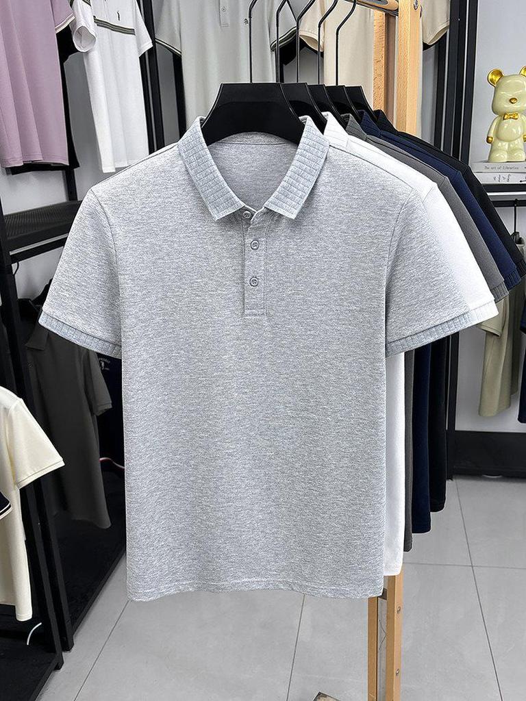 T298 Summer High-Quality Short Sleeve Business Casual Polo Shirt
