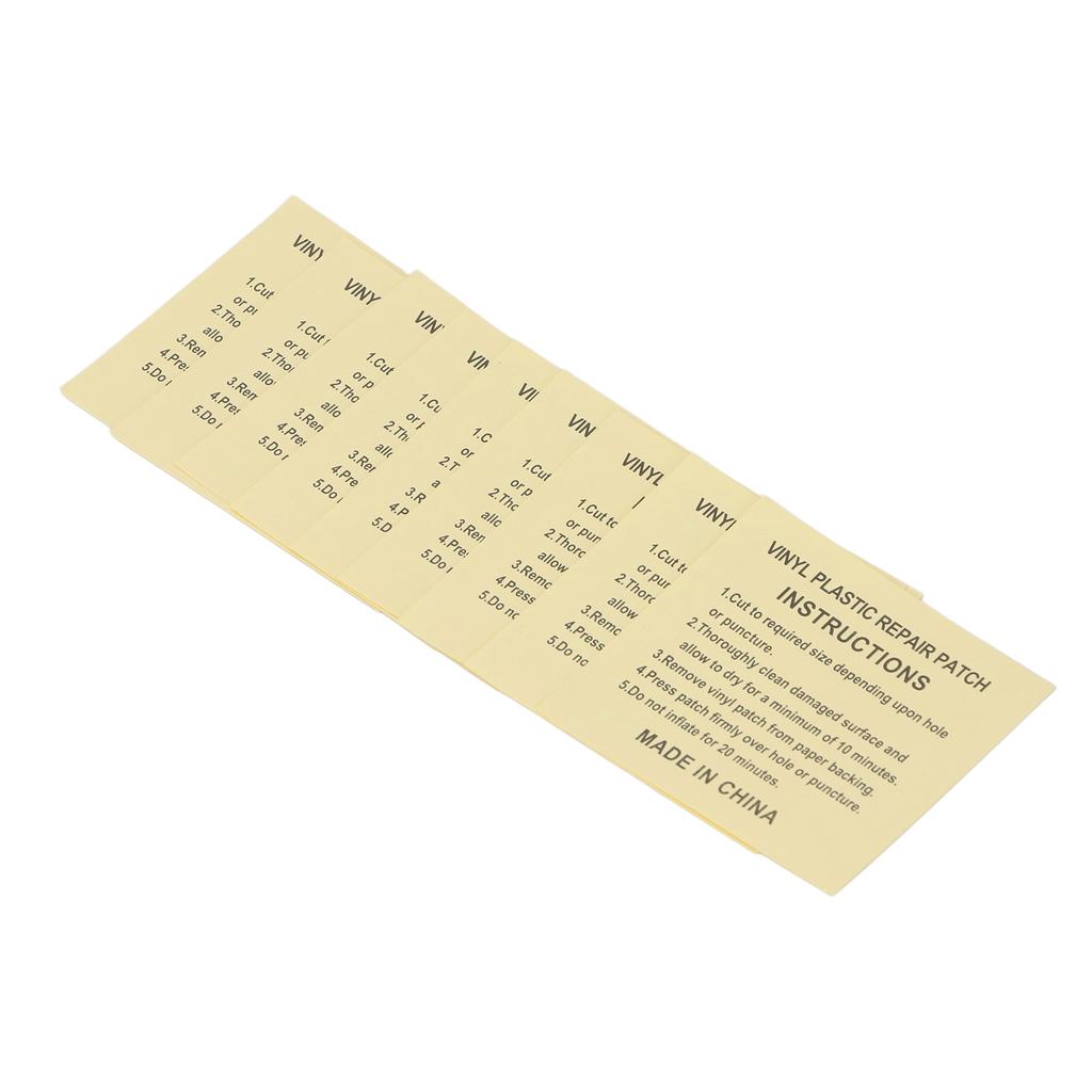 100pcs Self Adhesive Repair Patch Water Resistant PVC Transparent Patch for Air Mattress Swimming Ring Inflatable Toy
