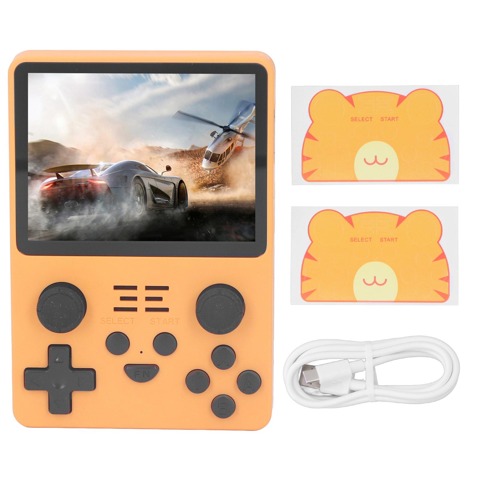 

Портативная игровая консоль RGB20S, различные игры, экран 3,5 дюйма, игровая машина с высоким разрешением, черная жёлтый