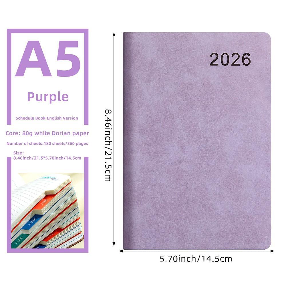 365 Diary Book 2026 Notebook NEW Daily Planner  School