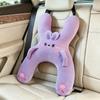 Soft Car Seat Neck Pillow Comfortable Breathable Child Sleeping Pillow Seat Belt Safety Removable Anti Pinch Neck Pillow