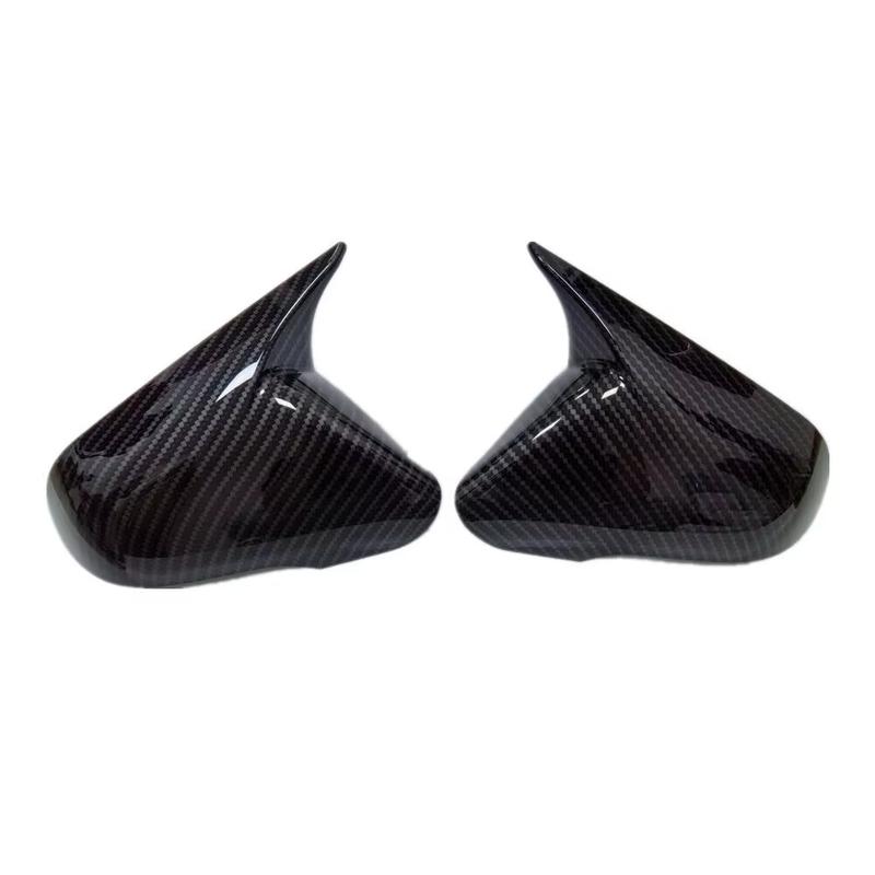 Fit For Hyundai Sonata 2015- Car Rearview Side Mirror Cover Wing Cap Sticker Rear View Case Trim Carbon Fiber