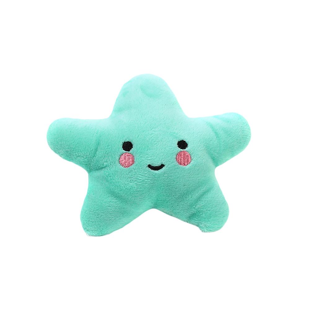 Pet Dog Chew Toy Plush Star Shaped Soft Cute Dog Cat Chew Puppy Toys