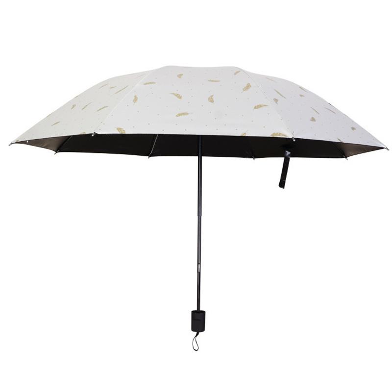 8-Rib UV Protection Manual Umbrella, Portable Sun & Rain Shield with UV Guard Technology, Compact Foldable Design  for Travel,