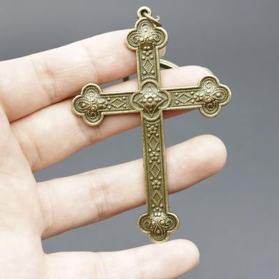 Bijoux Populaires Pendentif Porte-clés Croix Simple