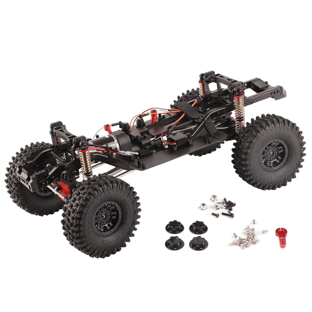 RC 2 Speed Transmission Chassis Frame with Differential Portal Axle for Traxxas RC Crawler Car with Wheel