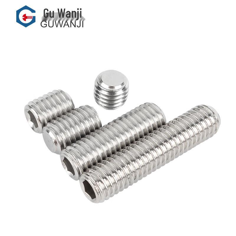 Guwanji 316 Stainless Steel Hex Socket Concave Point Set Screw