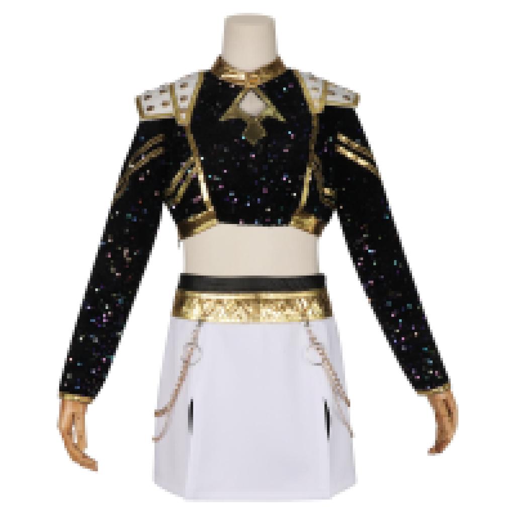 girl group cosplay costumes, anime and game cosplay Halloween stage costumes