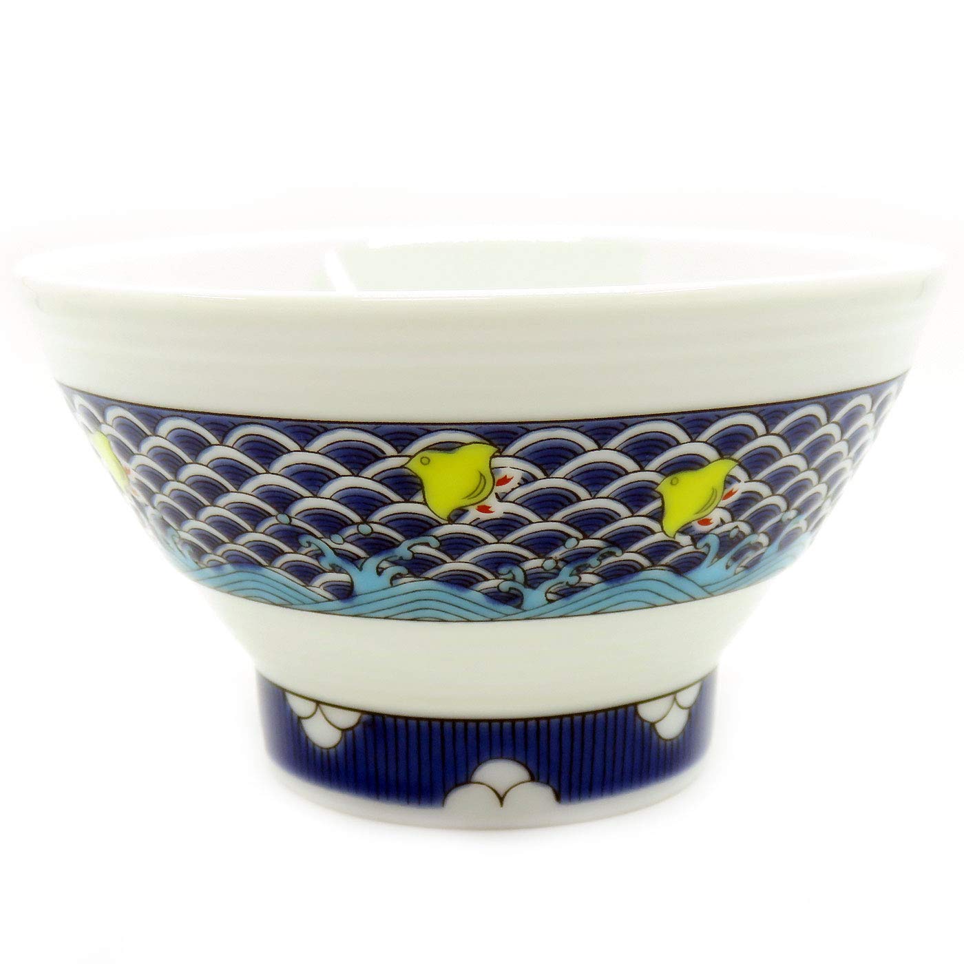 

Waza no Kura Kutani ware Sendan rice bowl Chidori pottery Stylish Japanese tableware 77th birthday gift present gift