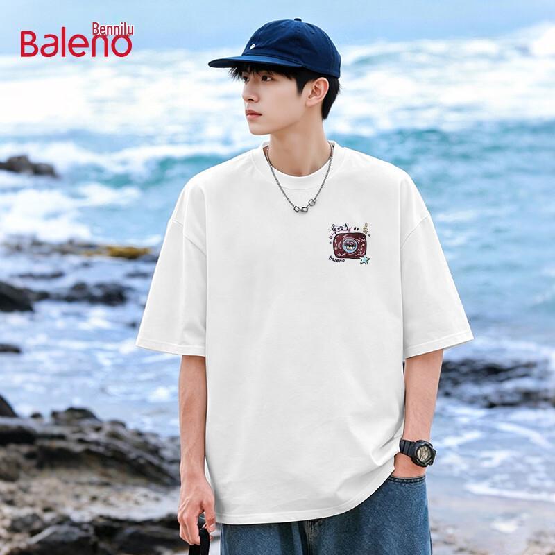 Baleno Men's 2026 Summer Pure Cotton Short-Sleeve T-Shirt