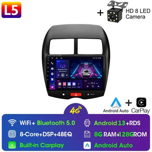 For Mitsubishi ASX 1 2010 2011 - 2016 C4 Peugeot 4008 Car Radio Multimedia Video Player Navigation GPS Android 10 2din 2 din