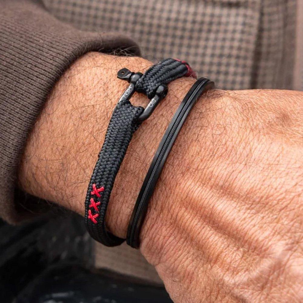 Pig & Hen Vicious Big Bracelet Xxx - Black X Black