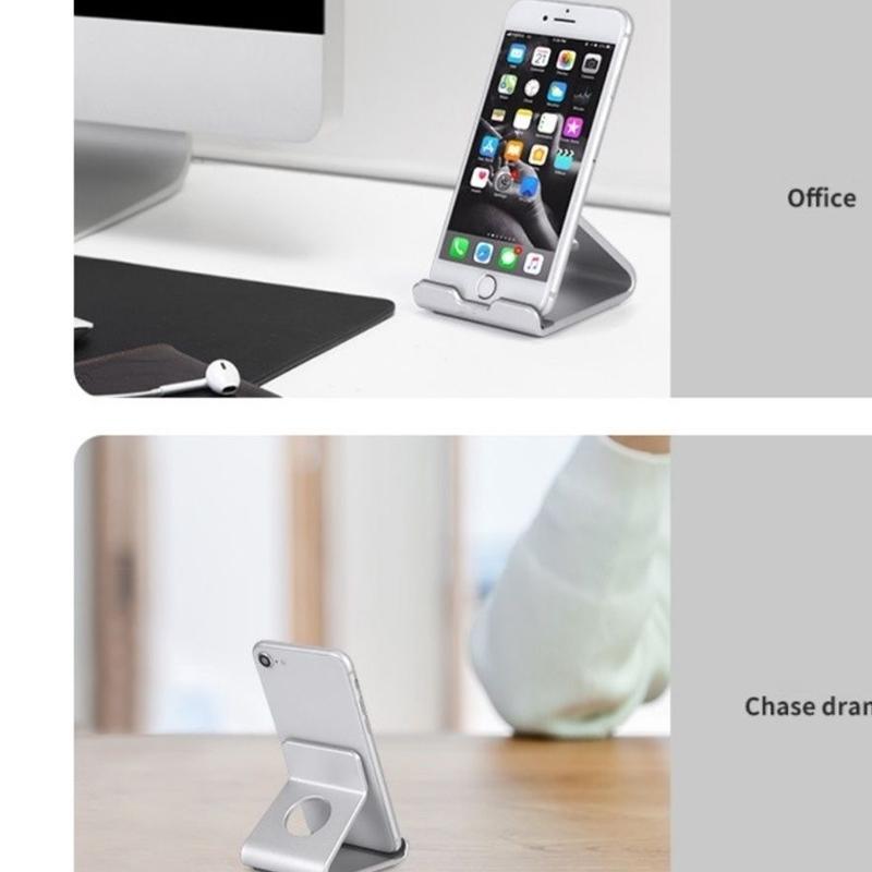 Metal Desktop Mobile Phone Stand For Smartphone 13 Inch Tablet Desk Holder Portable Storage Bracket Drop-Resistant Phone Holder