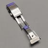 316L Stainless Steel Solid Buckle 18mm 20mm 22mm for Seiko Clasp Double Lock Folding Button Diver Buckle Metal Watch Accessories