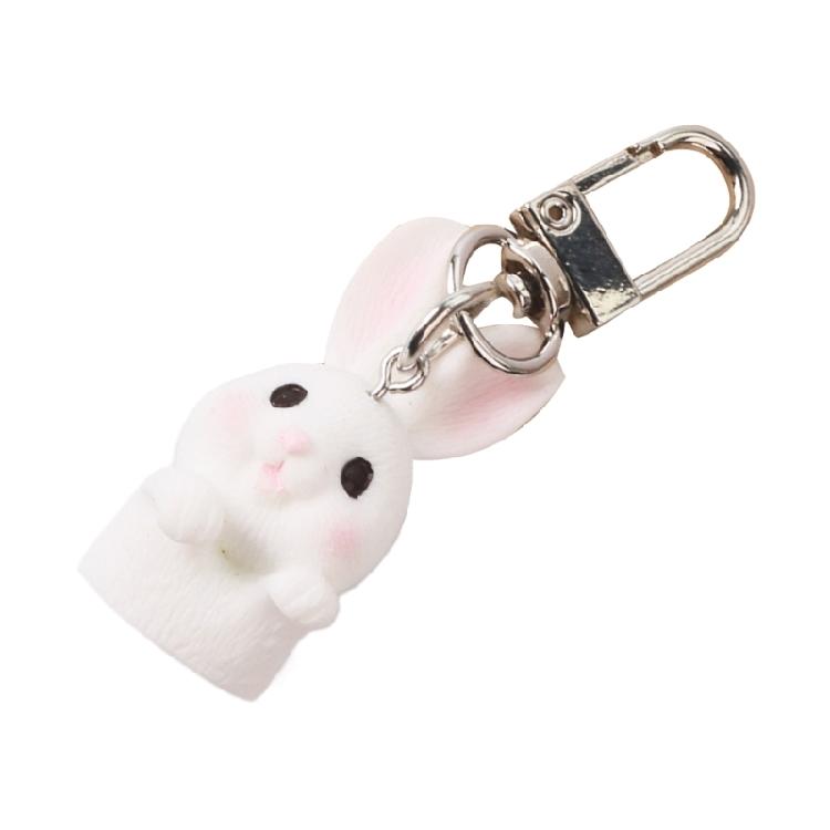 Bunnies Keychain Rabbit Key Rings Keychain Backpack Charm Bag Pendants Women Men