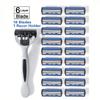 6-Layer Men's Manual Razor Shaver