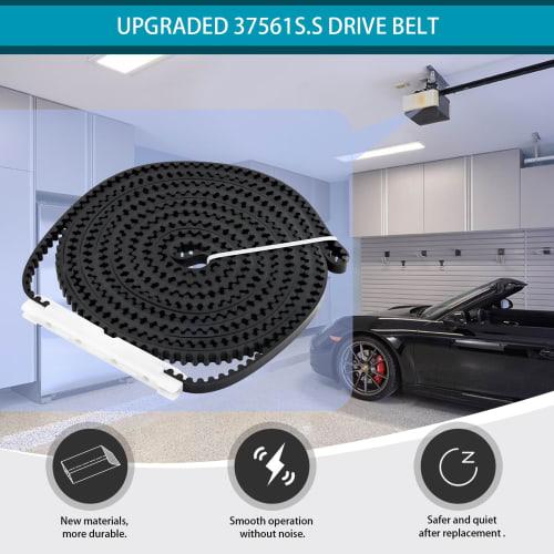 Genie Garage Door Opener Drive Belt and Bullet Assembly (37561S.S) 8-Foot, 247-Inch, for Genie Garage Doors, Compatible with Genie SilentMax 1000, 120