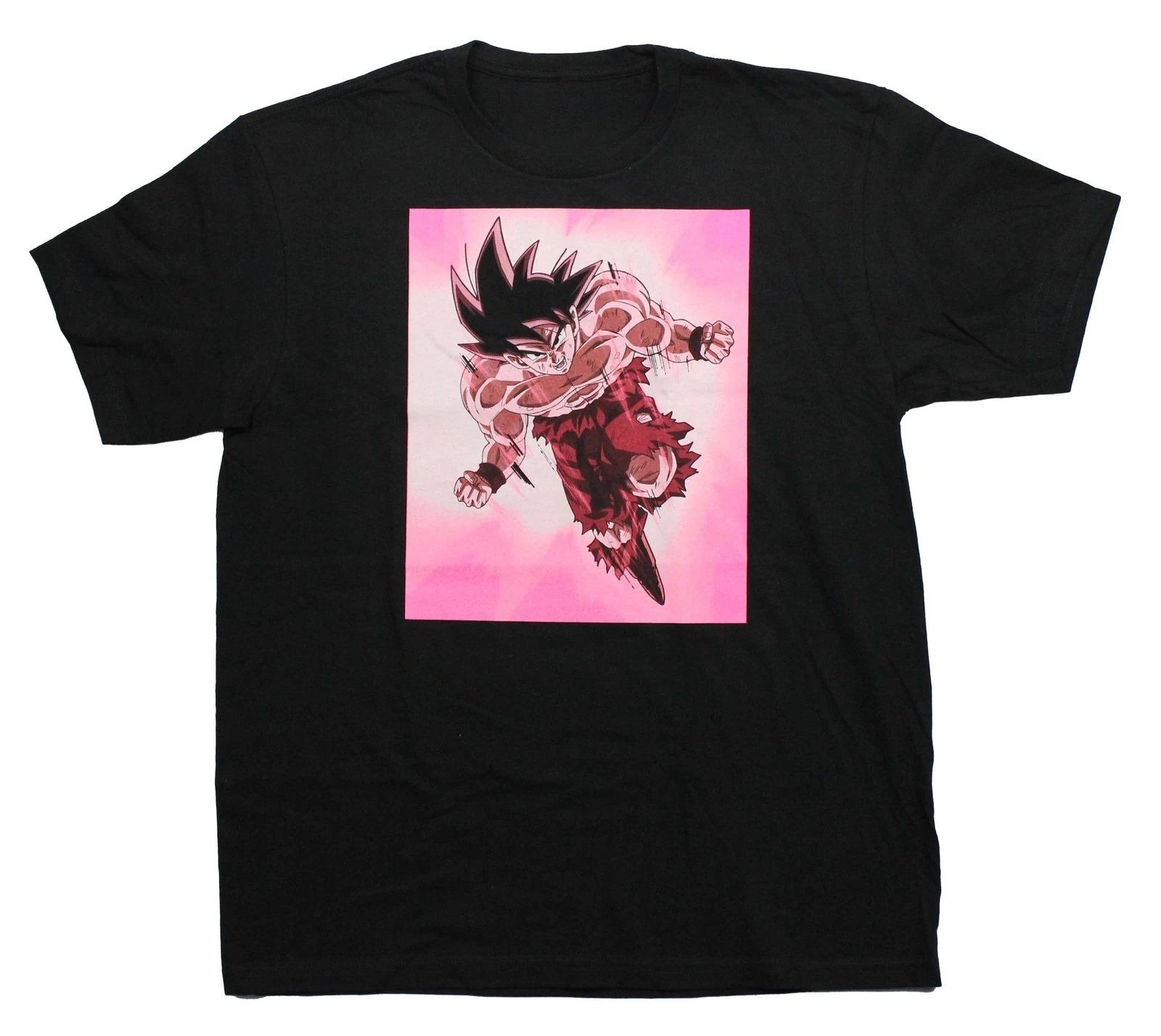 

Summer Dragon Ball Z TShirt Men Goku Kaioken Anime Graphic Short Sleeve Oversized Streetwear Loose Fit Anime Fan Tee S